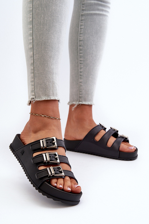 Dámske gumové flip -flops Zaxy JJ285058 čierna