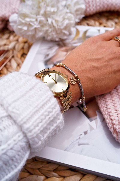 Dámský řetízkový Náramek strom života zlatý Tree