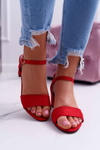 Dámské Sandály červené Galisa 