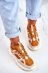 Dámská Sportovní Obuv Sneakers Big Star GG274653 Hnede-Béžové