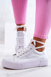 Tenisky na platformě Lee Cooper LCW-22-31-0884L Bílý
