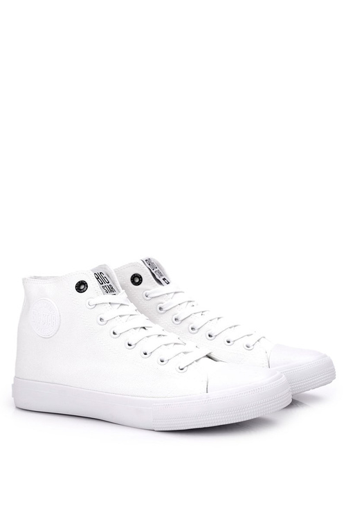 Pánské klasické vysoké tenisky BIG STAR FF174551 Bile