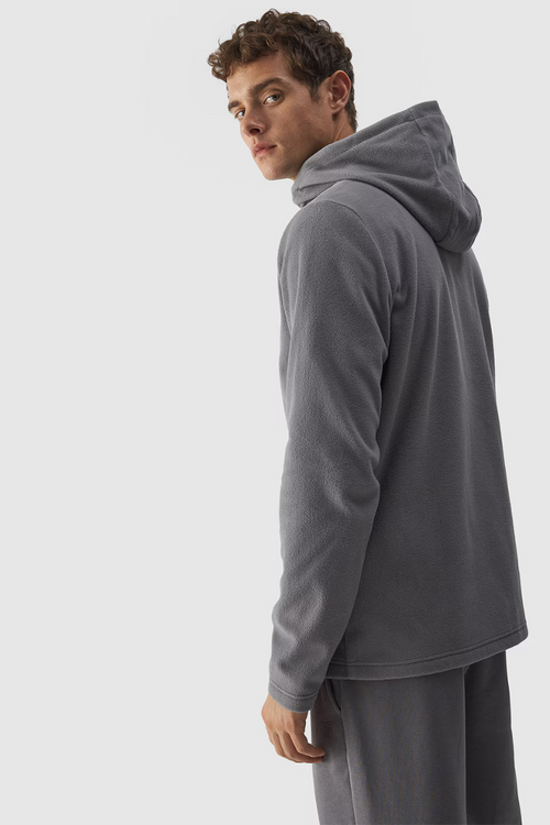 Pánsky Polar S Kapucňou Regular 4F Šedý 4FWMM00TFLEM290-25S