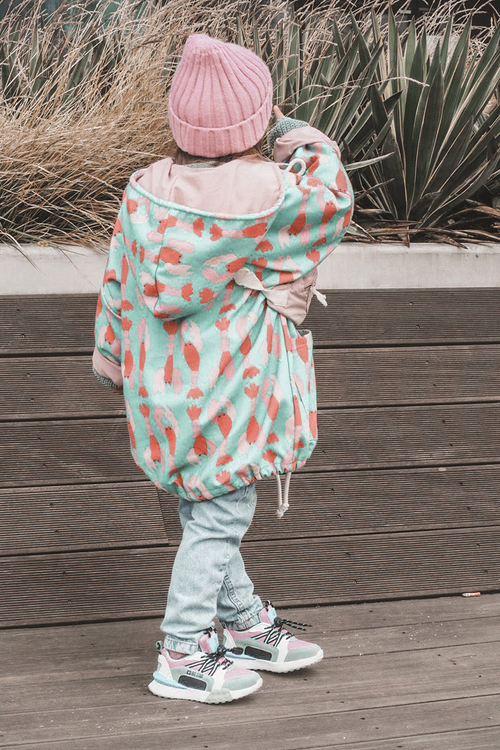 Dětská sportovní obuv Memory Foam System Big Star LL374219 růžovo-zelená