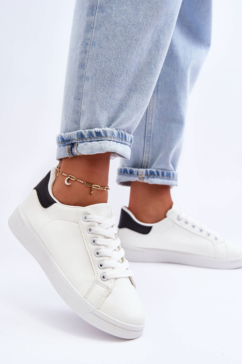 Dámské Klasické Sportovní Boty Bílo-Černé Corrine