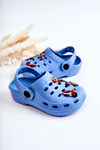 Dětské modré pěnové pantofle Crocs modré Sailor