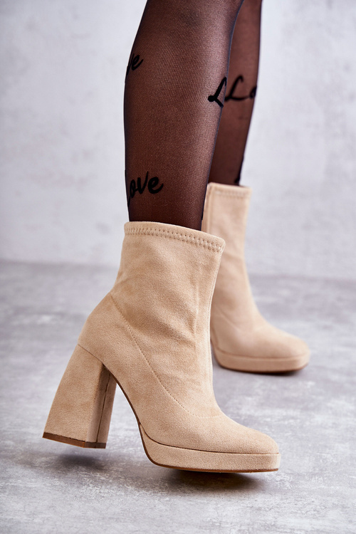 Dámsky semišový jasný bukový topánky Ramira