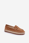 Dámske Espadrilky S Jutovým Pletením Na Plochéj Podošve Camel Shilova