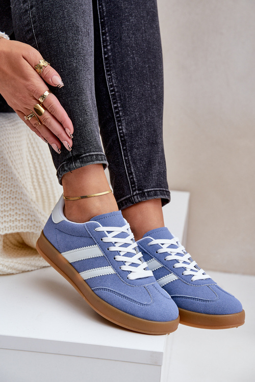 Dámské Nízké Tenisky Modré Ennorwen