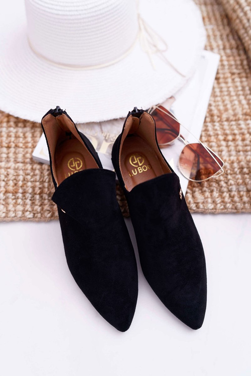 Lu Boo topánky s výrezmi čierna Chelsea