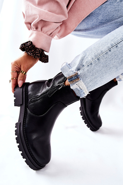 Vysoké Boty S Jezdci Černé Silvan