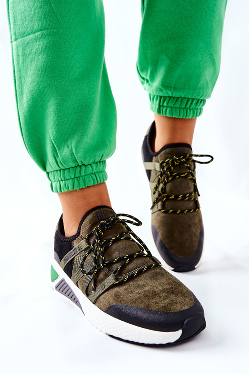 Tenisky Memory Foam Big Star II274308 Khaki