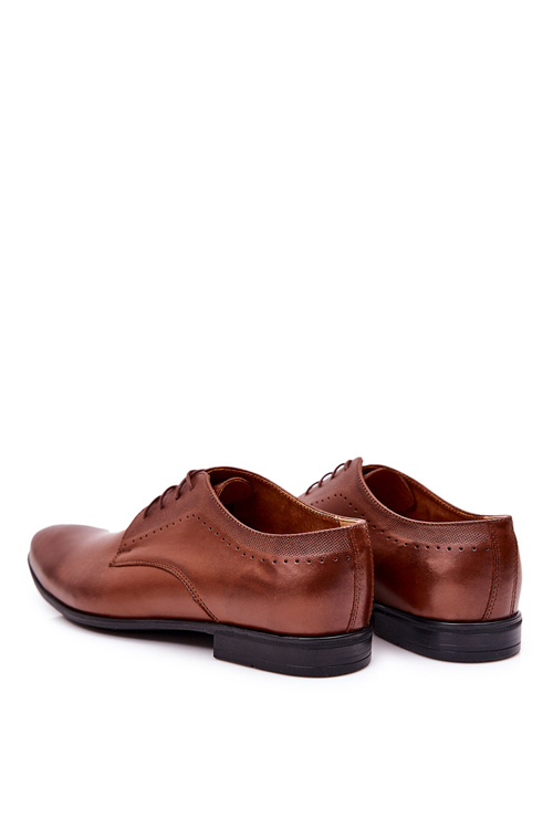 Elegantní kožené boty Bednarek 724 Hnědé