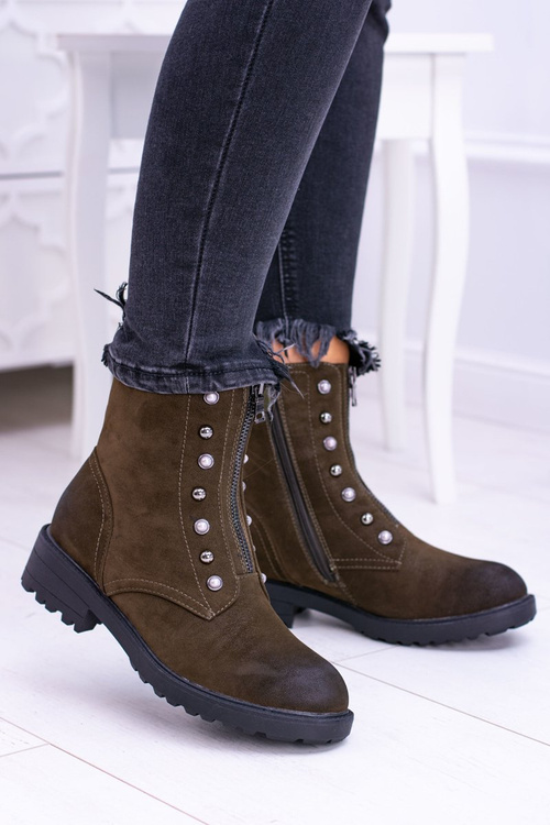 Izolované topánky žien khaki urito