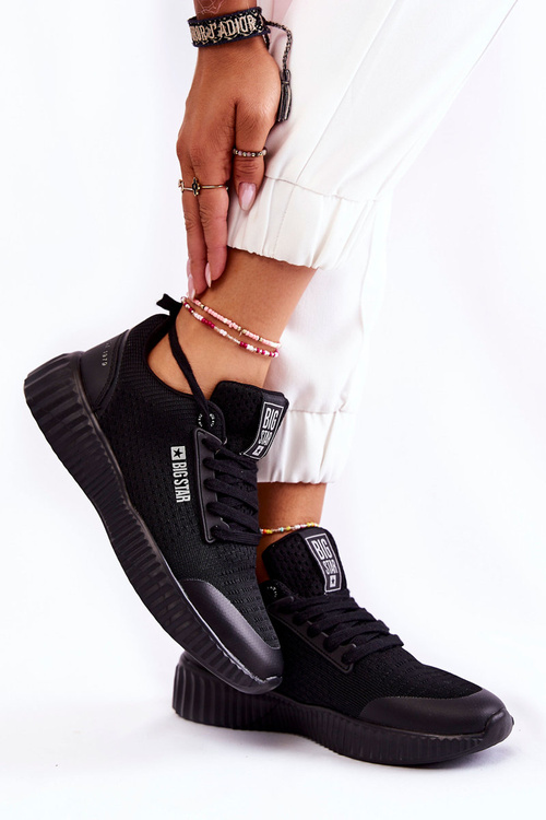 Dámske tenisky veľká hviezda KK274063 čierna