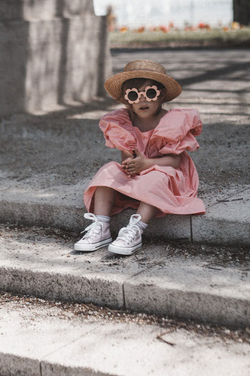 Tenisky pre deti s vysokým ružovým filimonom