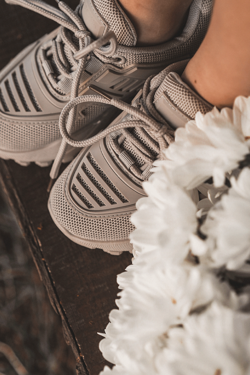 Detské tenisky sivé šialené