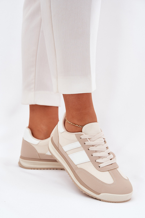 Dámske Športové Topánky Tenisky Panther Béžové Galabis