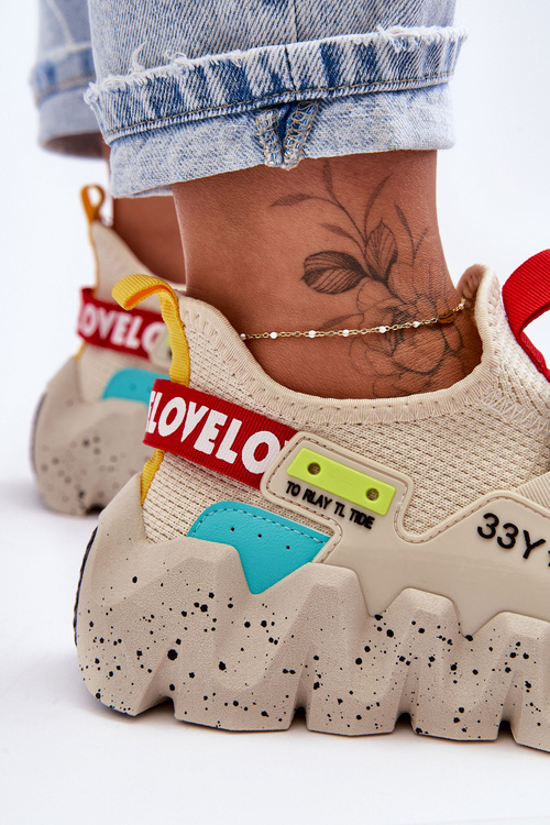 Moderní Náměstí Boty Na Zip Bežové Evolution