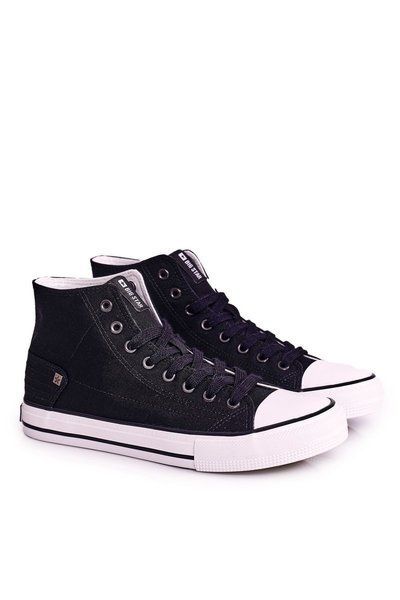 Pánské klasické vysoké tenisky BIG STAR DD174249 Černé