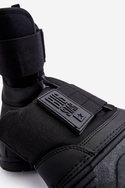 Dětské sněhule na suchý zip Big Star KK374237 Velbloud