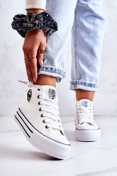 Dámska veľká hviezda Biela GG274013 tenisky