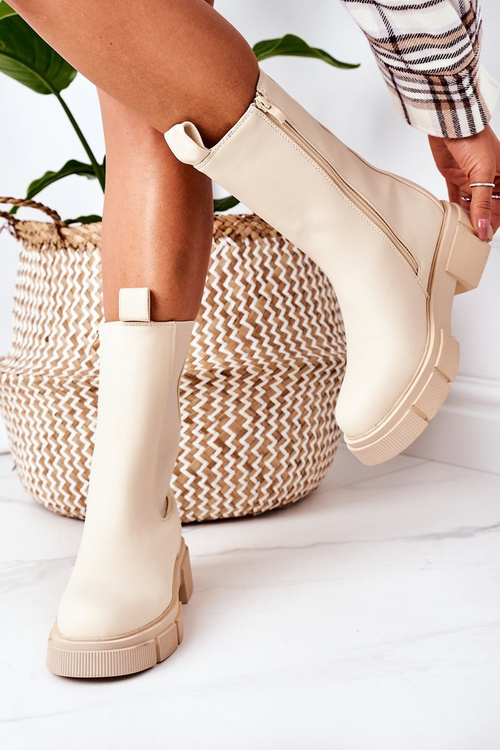 Izolované topánky, béžová musí mať