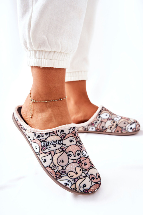 Žabky Befado Jelení 155D203 Béžová