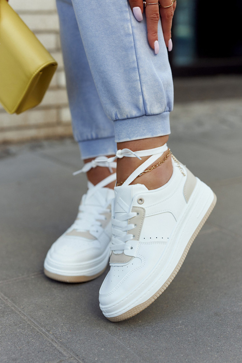 Dámská sportovní obuv bílá a béžová New Haven