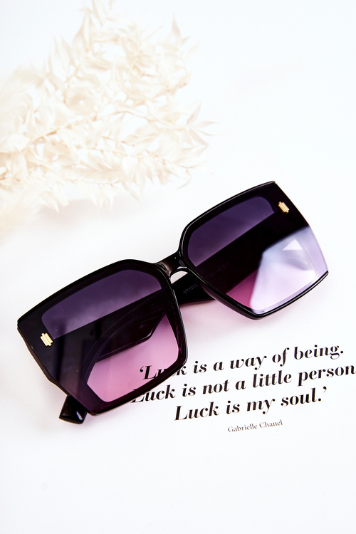 Ombre v110021 slnečné okuliare na štvorcové okuliare čierne