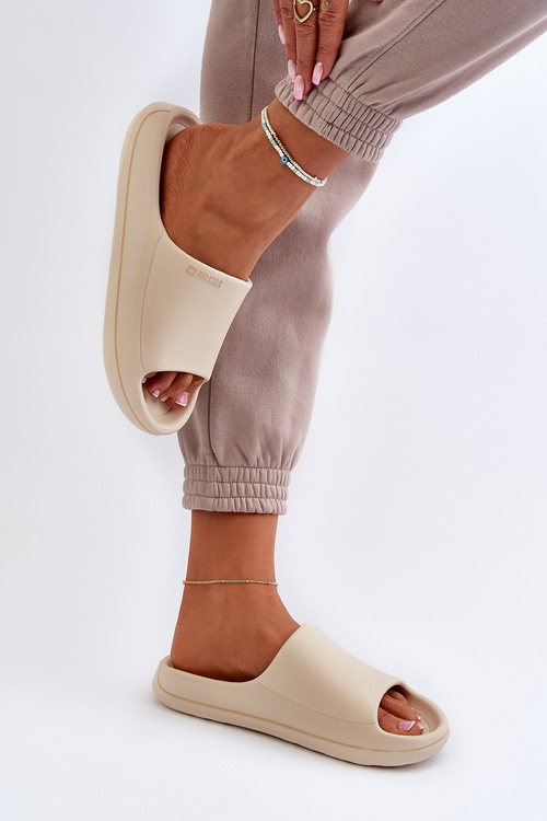 Ľahké Dámske Papuče Big Star NN274A040 Bežové