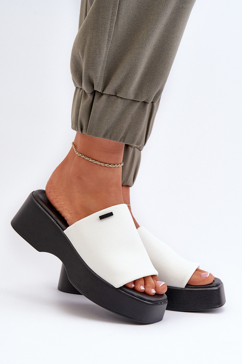 Dámské žabky Big Star NN274022 Bílé