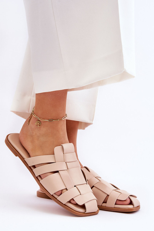 Dámske ľahké béžové papuče Reyna