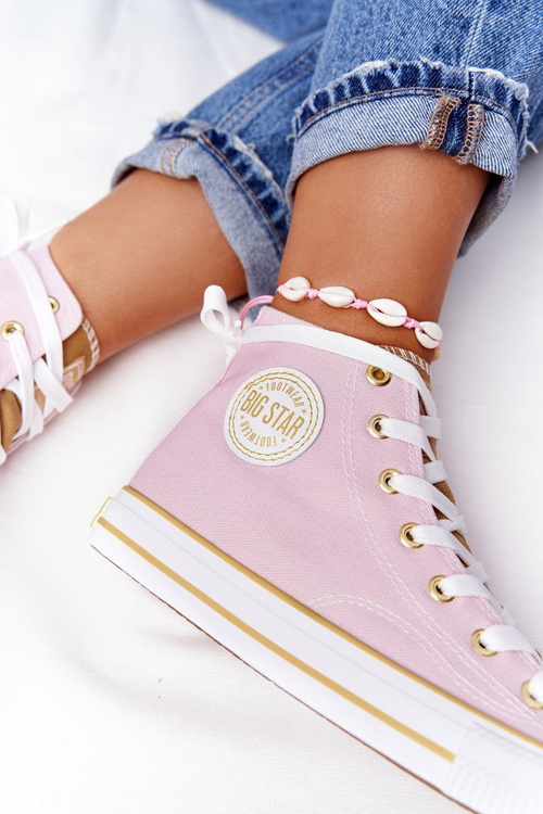 Dámske vysoké tenisky Veľká hviezda HH274447 Pink