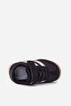 Dětské Sneakersy Sportovní Boty Na Suchý Zip Černé Viona
