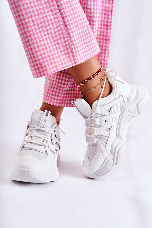 Dámská Sportovní Obuv Sneakersy Bíle Daren