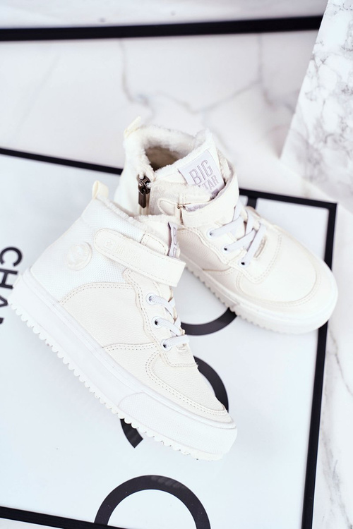 Dětská Zateplená Sportovní Obuv Big Star GG374041 Bílé
