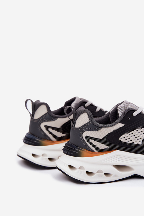 Pánske Športové Topánky Na Platforme Big Star RR174023 Hi-Poly System Šedé