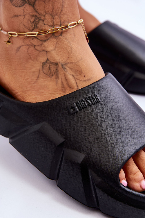 Dámské lehké pěnové pantofle Big Star LL274594 Černé