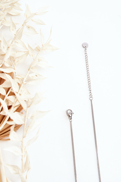 Reťazec z nehrdzavejúcej ocele striebra