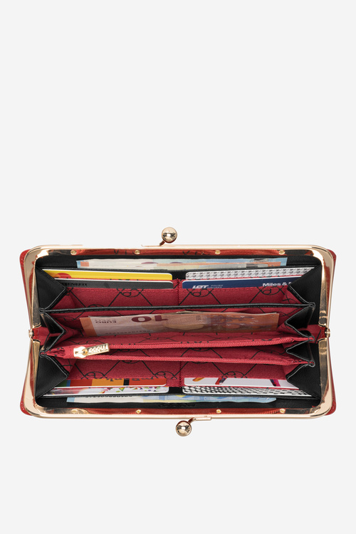 Lakovaná velká dámská peněženka Nobo NPUR-LR0061-C020