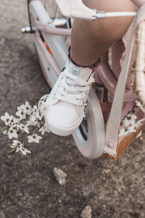 Detské kožené tenisky Veľká hviezda JJ374310 biela