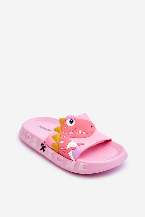 Detská penová flip -flops dinosaurus Pink Dario