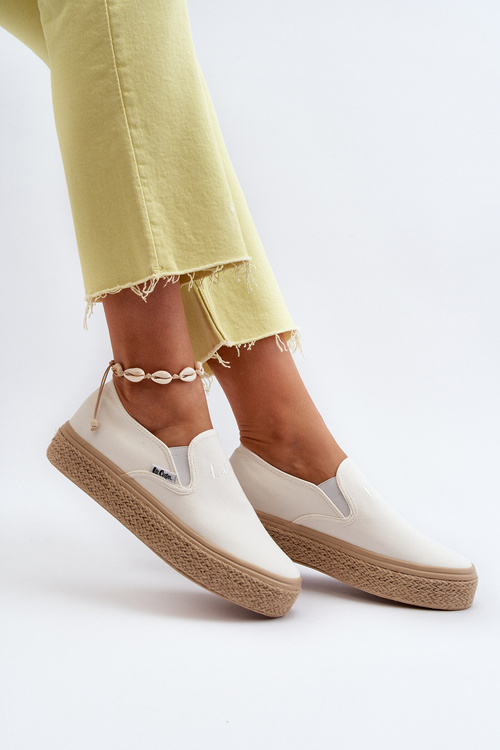 Dámské tenisky Slip-On Big Star LL274389 Bílé