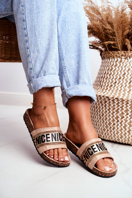 Torking žabky so zirkónmi béžová béžová béžová béžová