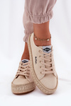 Dámske Tenisky S Pletením Lee Cooper LCW-25-44-3215 Béžové