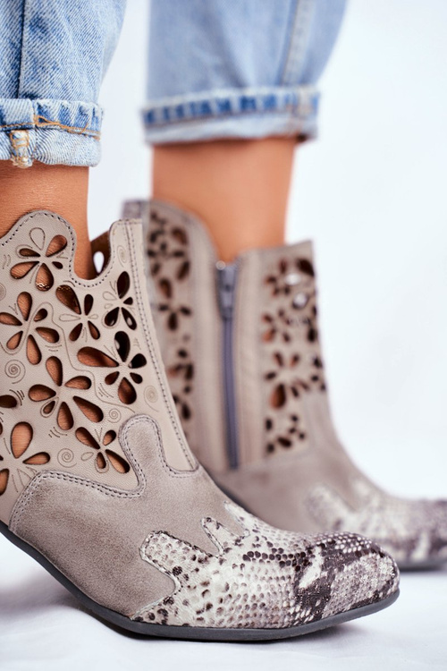 Dámske topánky na Post Maciejka Spring Popielate 04369-13