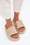 Dámské Sandály Na Platformě S Výřezem Béžové Ameira