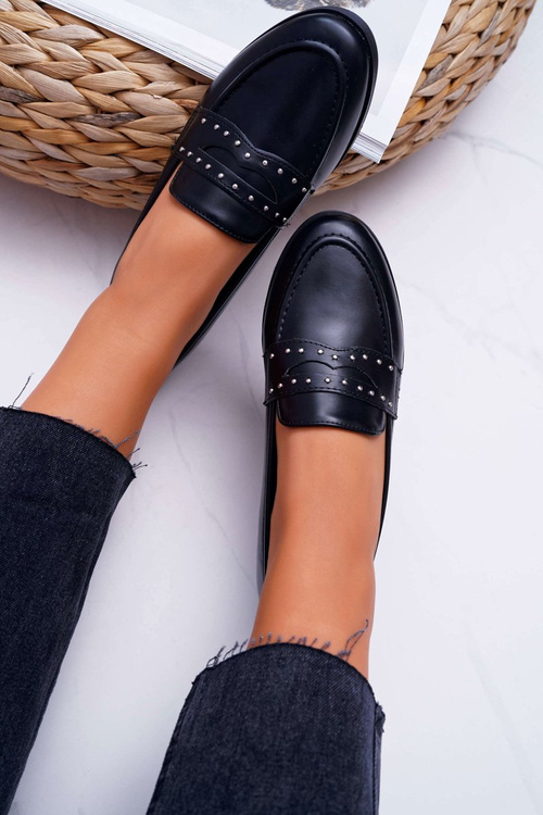 Dámské mokasíny Černé Tenes