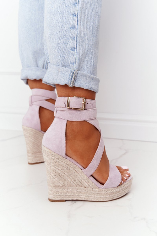 Violet Lanzarote sandále s klinom